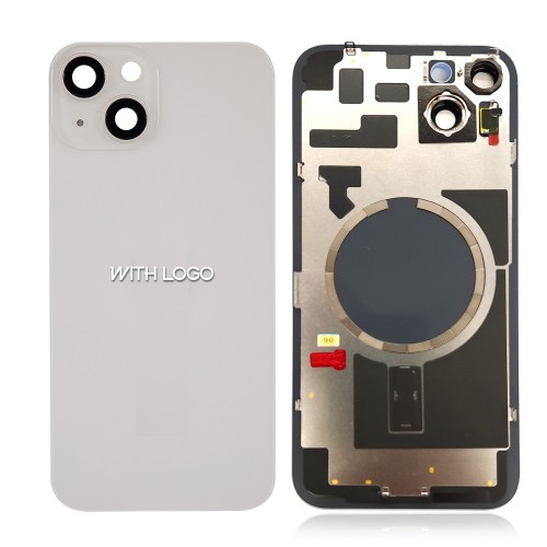 Galinis dangtelis skirtas iPhone 14 / Starlight / (Full cover without NFC flex) / OEM