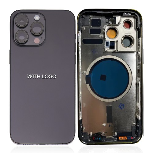 Galinis dangtelis iPhone 14 Pro pilnas korpusas / Space Black / OEM