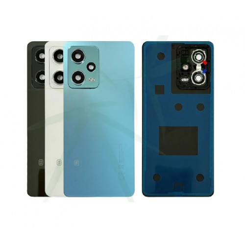 Galinis dangtelis skirtas Xiaomi Redmi Note 12 Pro 5G / Onyx Black / (su kameros stikliuku) HQ