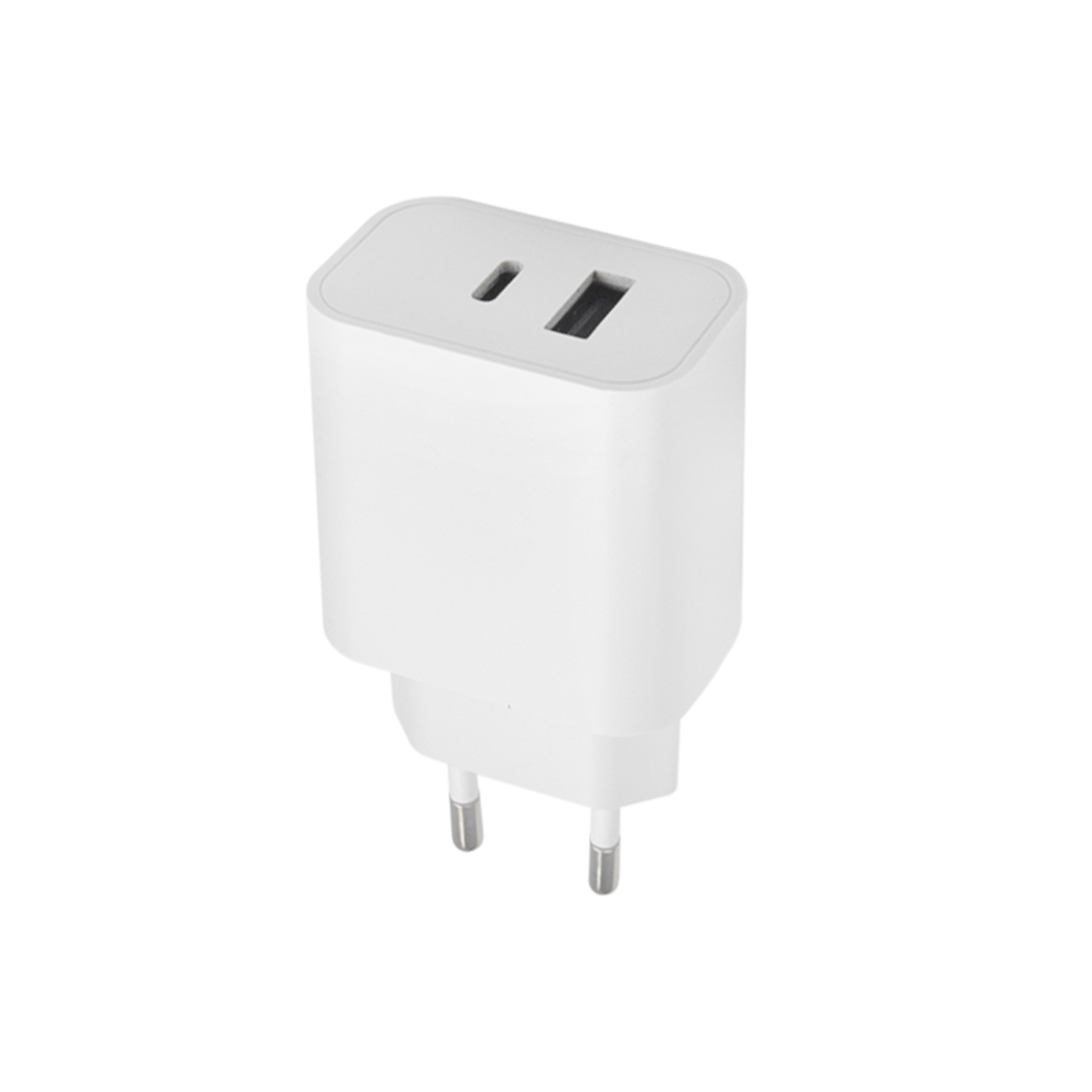 "Maxlife MXTC-06 PD QC įkroviklis 1x USB-C 1x USB 20W baltas