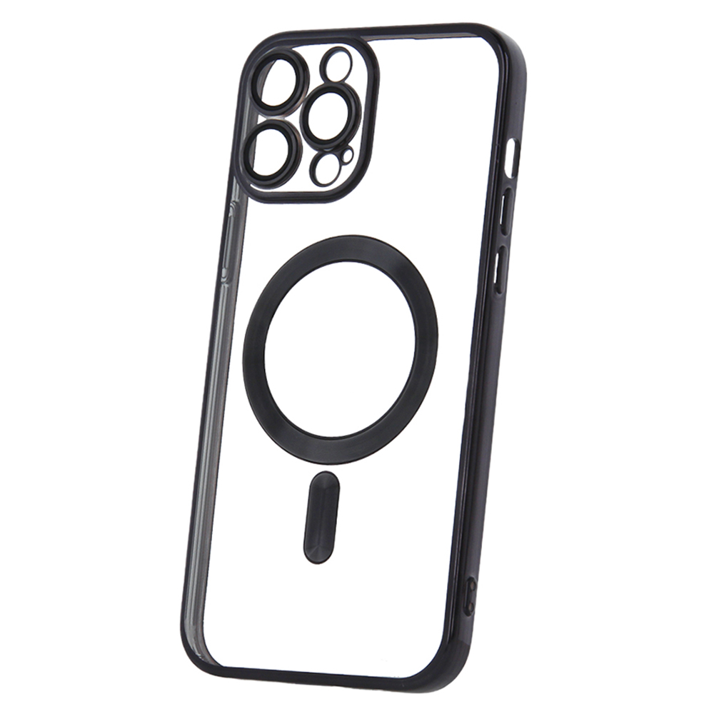 Color Chrome Magnetinis dėklas telefonui iPhone 13 Pro Max 6,7" juodas