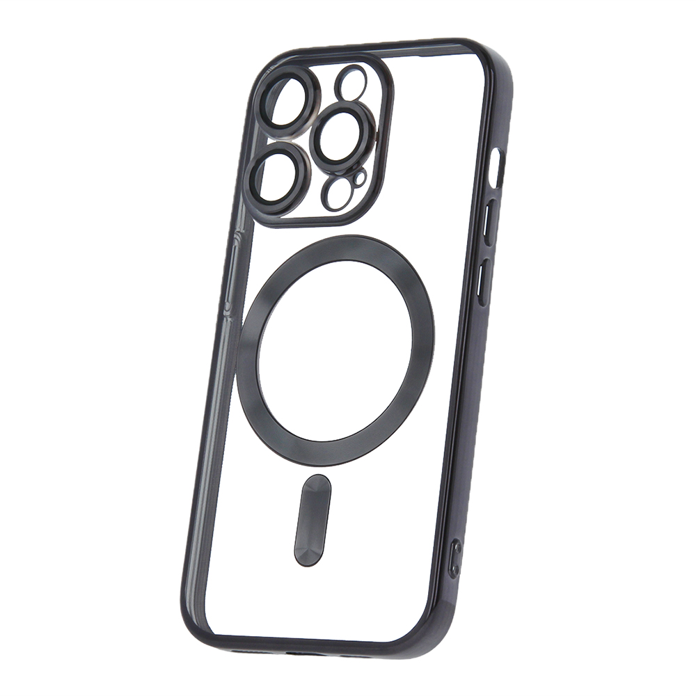 Color Chrome Magnetinis dėklas telefonui iPhone 14 Pro 6,1" juodas