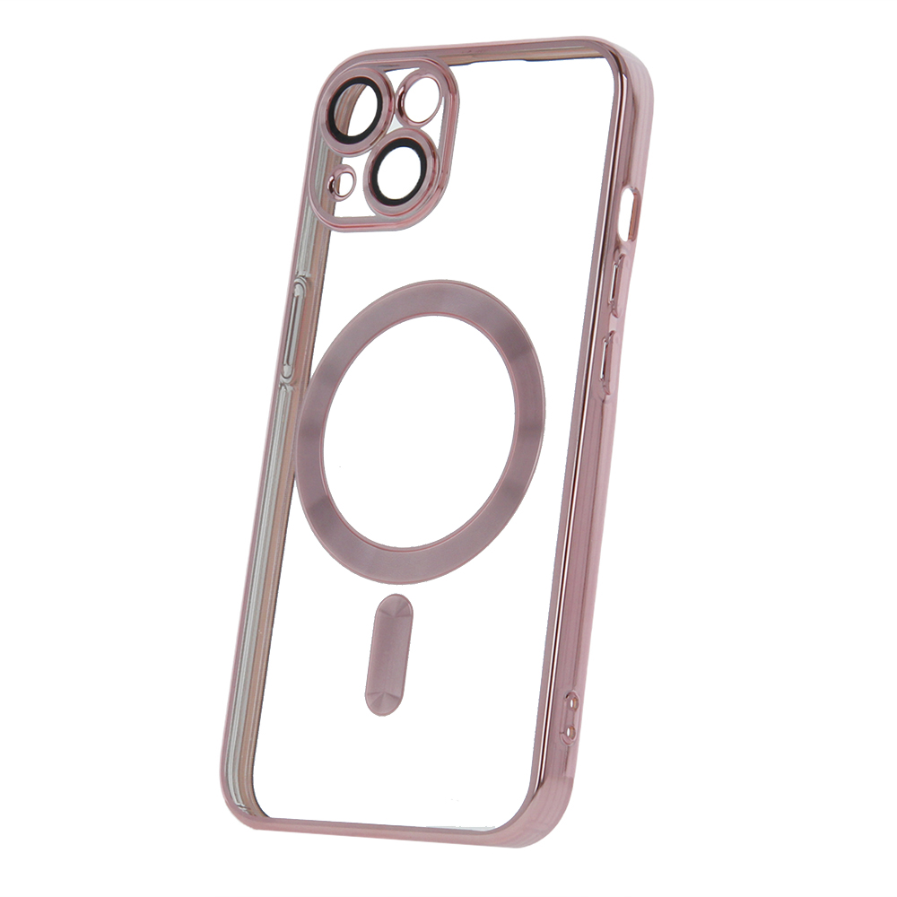 Color Chrome Magnetinis dėklas telefonui iPhone 13 6,1" rožinis auksas