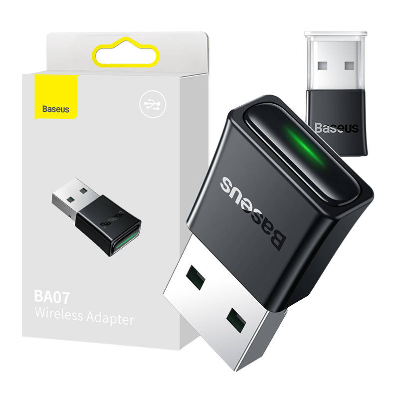 BASEUS Bluetooth adapteris USB A BA07 juodas