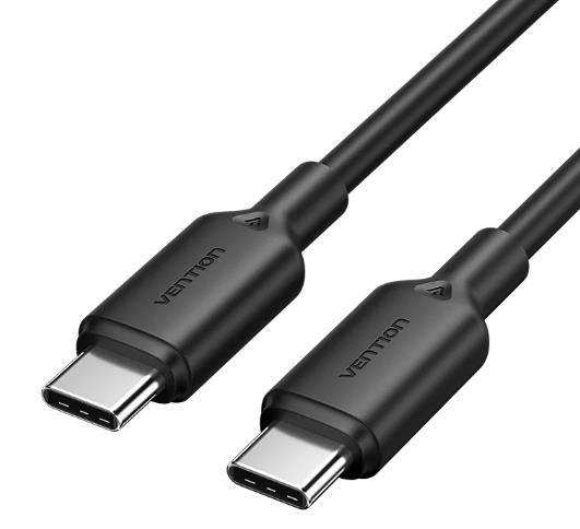 Vention USB-C į USB-C laidas 1m juodas TRCBF