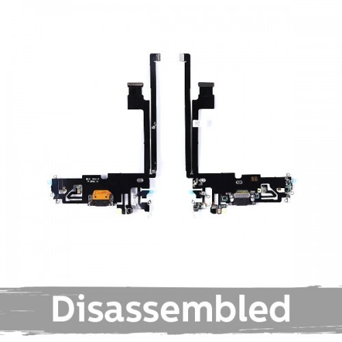 Įkrovimo jungtis suderinama su iPhone 12 Pro Max su šleifu / auksinė / (100% originali / naudota)