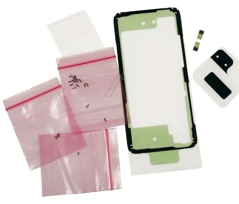 Lipdukų komplektas galiniam dangteliui Samsung G980/G981 S20 originalus (service pack)