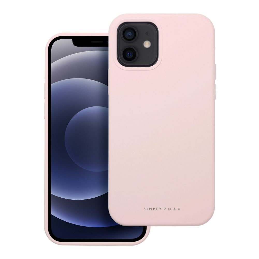 ROAR dėklas CLOUD SKIN telefonui IPHONE 12 šviesiai rožinis