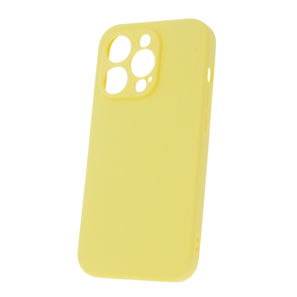 Mag nematomas dėklas telefonui iPhone 14 Pro 6,1" pastelinė geltona