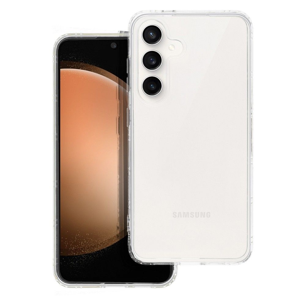 FORCELL F-PROTECT Ilgalaikis plonas dėklas SAMSUNG S23 FE - skaidrus