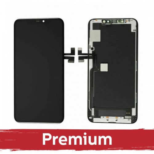 Ekranas skirtas iPhone 11 Pro Max juodas (SOFT OLED / Stable / Premium)  /*Removable IC*/