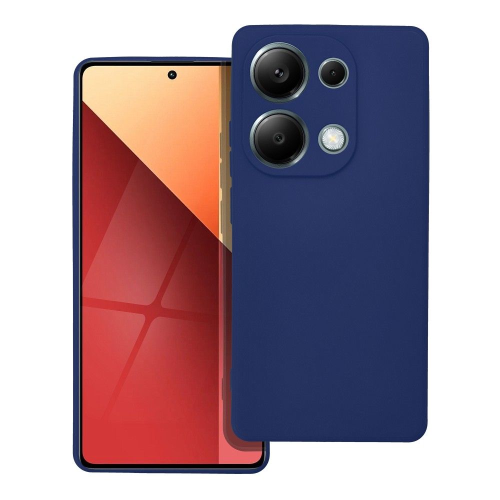 Minkštas dėklas telefonui XIAOMI Redmi Note 13 Pro 4G tamsiai mėlynas