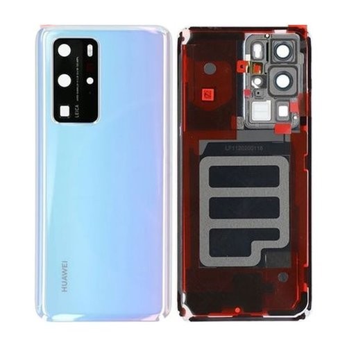 Galinis dangtelis Huawei P40 Pro Ice White originalus (naudotas, Grade C)