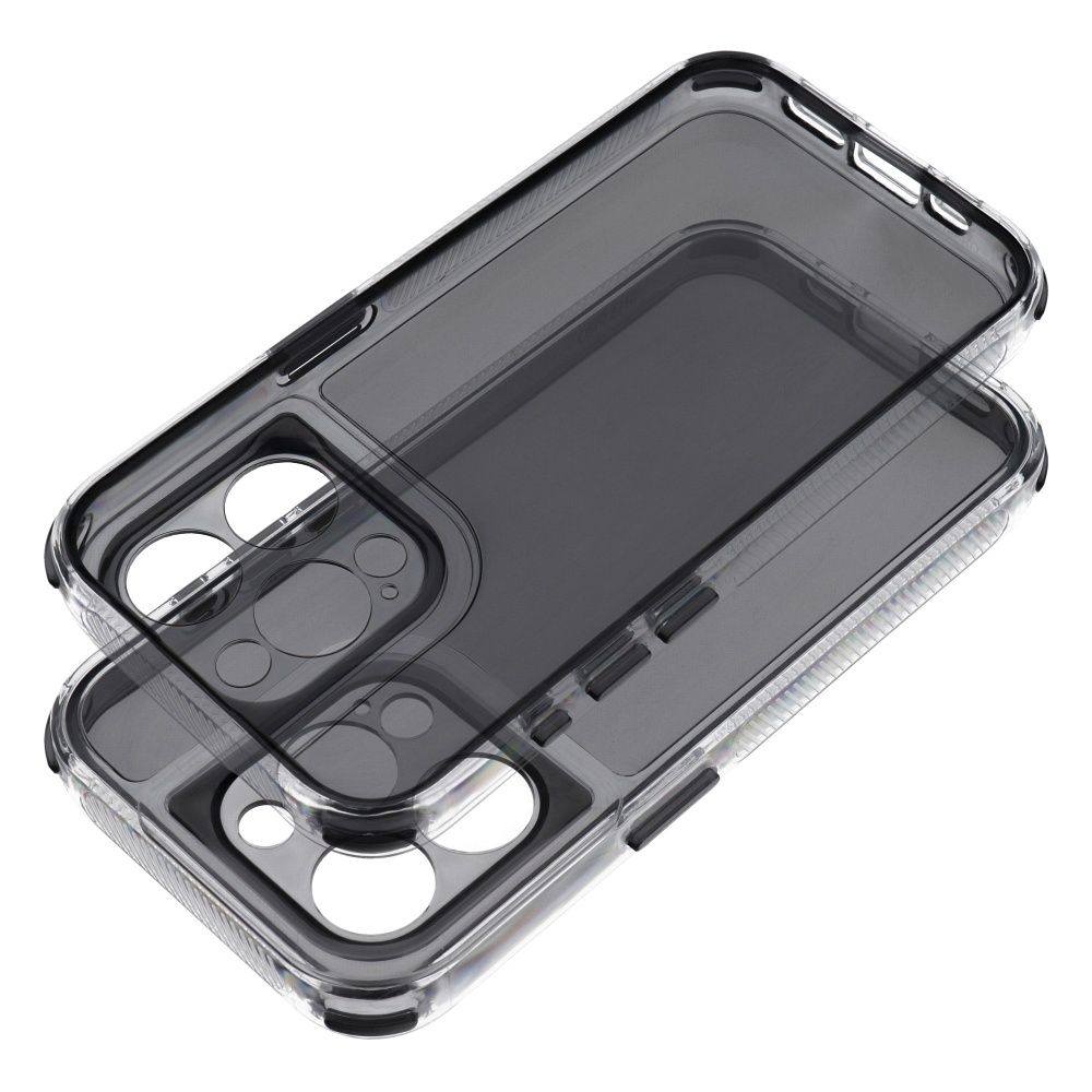MATRIX CLEAR dėklas telefonui IPHONE 14 juodas