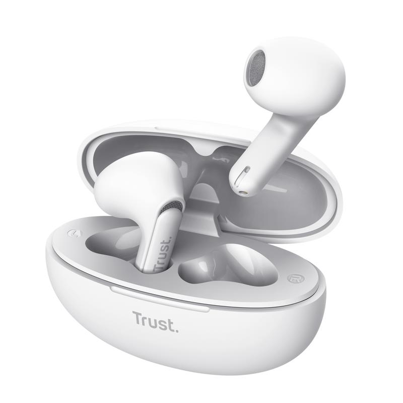 TRUST YAVI BT ENC ausinės (baltos)
