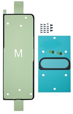 Lipdukų komplektas galiniam dangteliui Samsung F926 Z Fold3 5G originalus (service pack)