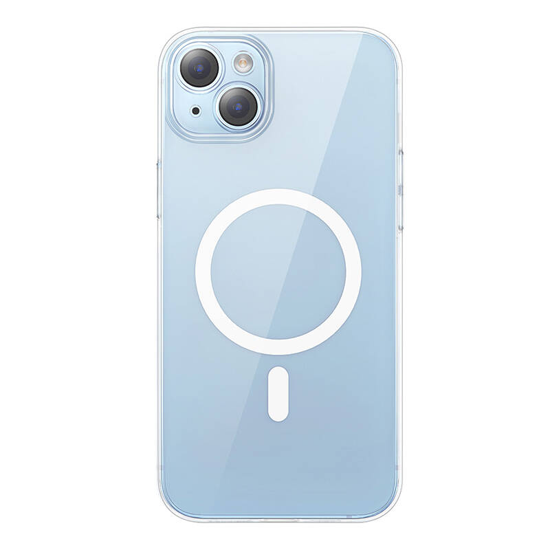 Baseus Crystal Series Magnetinis dėklas iPhone 14 Plus + grūdintas stiklas
