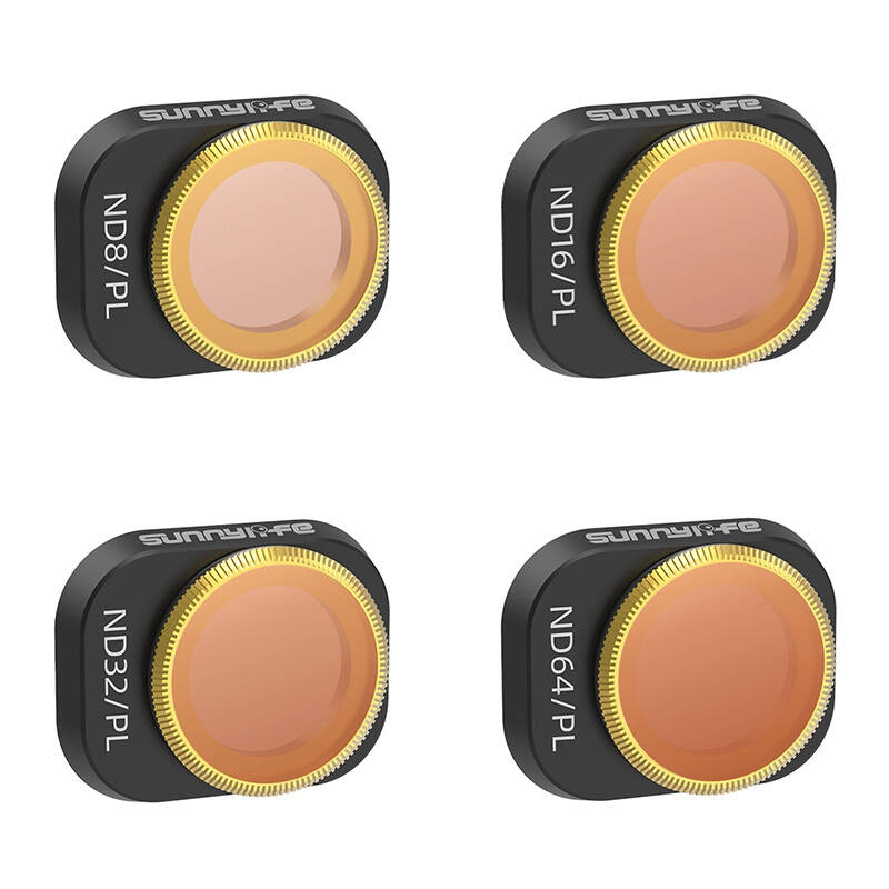 4 objektyvo filtrai ND/PL 8, 16, 32, 64 Sunnylife, skirti DJI MINI 4 PRO