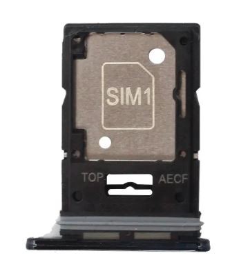 SIM kortelės laikiklis Samsung A536 A53 5G Awesome Black originalus (service pack)