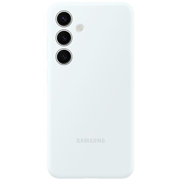 Samsung silikoninis dėklas telefonui Samsung Galaxy S24 Plus baltas