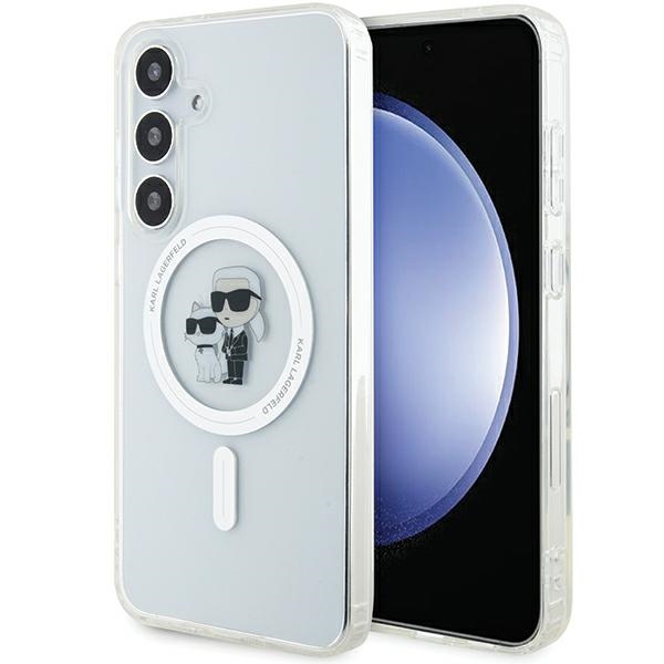 Karl Lagerfeld IML Karl&Choupette MagSafe dėklas Samsung Galaxy S24 - skaidrus
