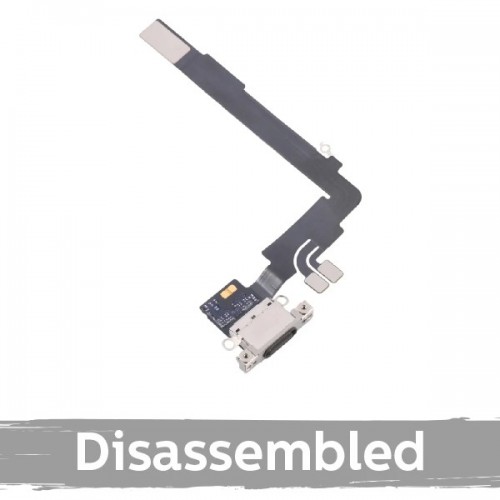 Įkrovimo jungtis suderinama su iPhone 16 Pro Max su šleifu / Natural Titanium / (100% originali / išardyta)