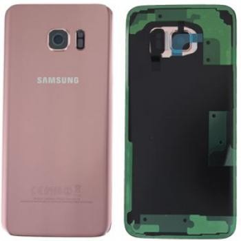 Galinis dangtelis Samsung G935F S7 Edge Rose Pink originalus (naudotas, Grade B)
