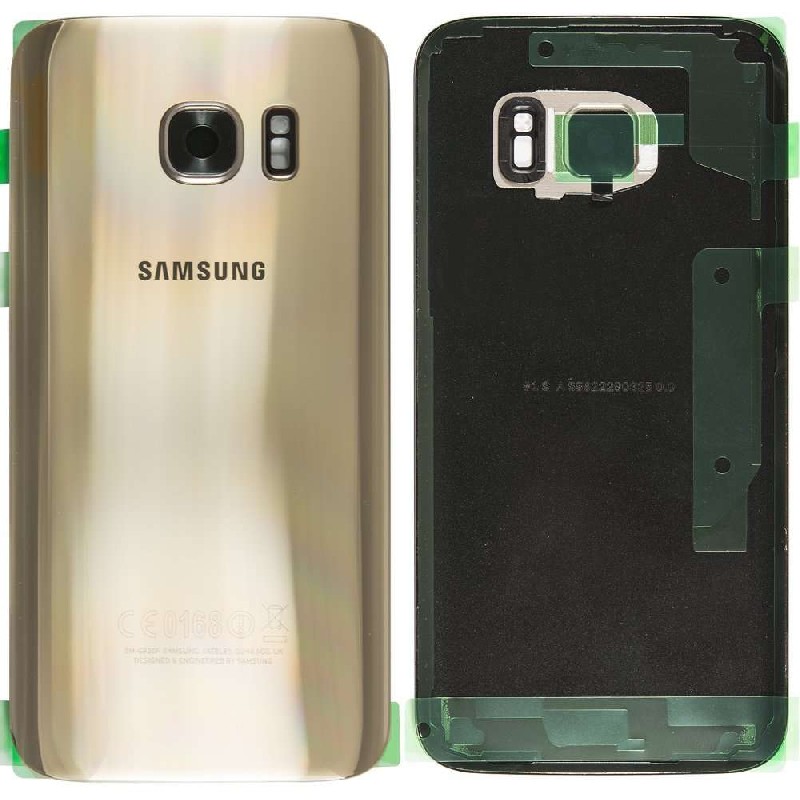 Galinis dangtelis Samsung G935F S7 Edge Gold Platinum originalus (naudotas, Grade B)