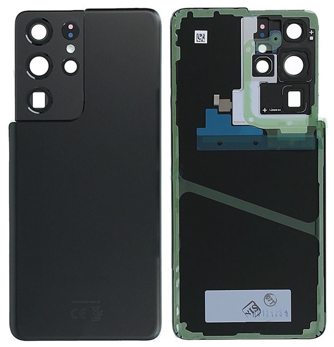 Galinis dangtelis Samsung G998 S21 Ultra 5G Phantom Black originalus (naudotas Grade C)