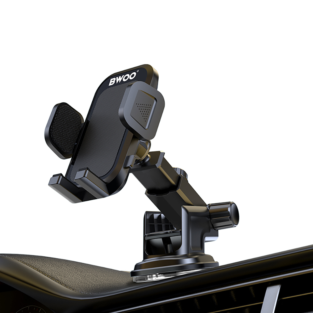 BWOO automobilinis laikiklis prietaisų skydeliui BO-ZJ125 ABS+silikonas+aliuminis