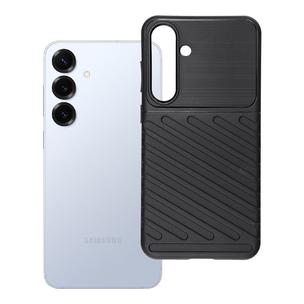 THUNDER dėklas telefonui SAMSUNG S25 Plus juodas