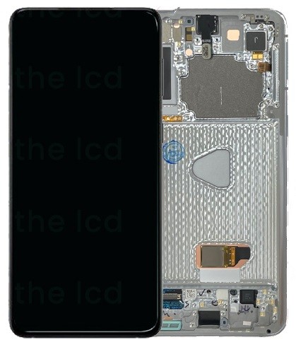 LCD ekranas Samsung G996 S21 Plus su lietimui jautriu ekranu ir rėmeliu Phantom Silver originalus (naudotas, Grade B)