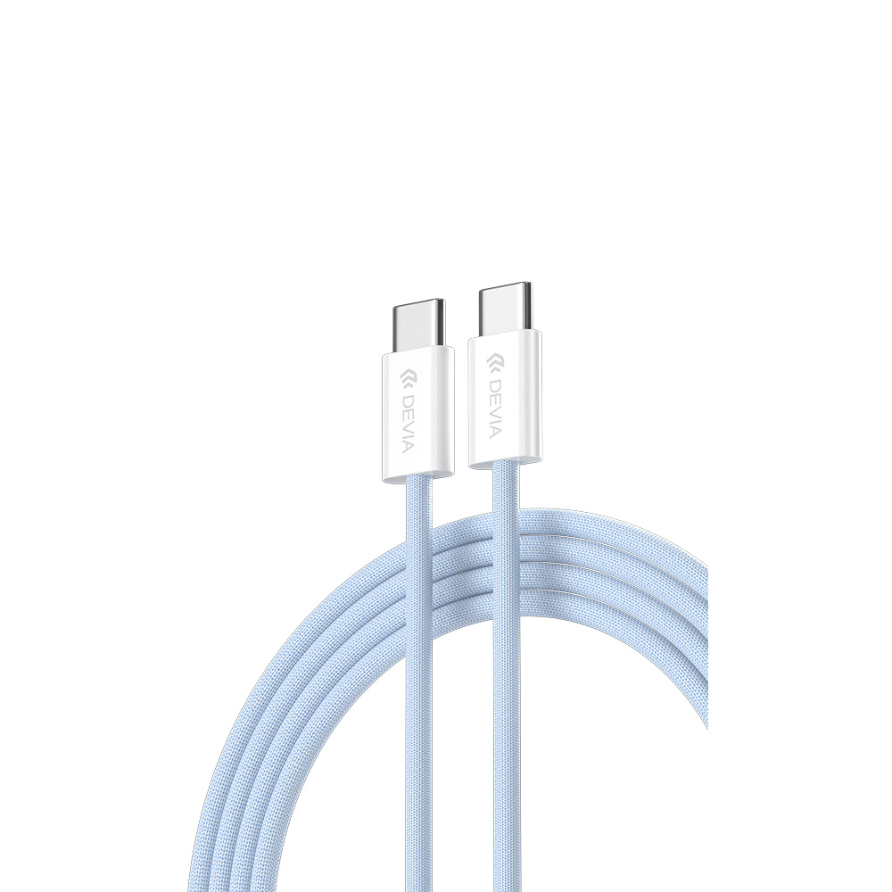Devia kabelis Smart EC325 PD USB-C - USB-C 1,0 m 60W 3A juodas
