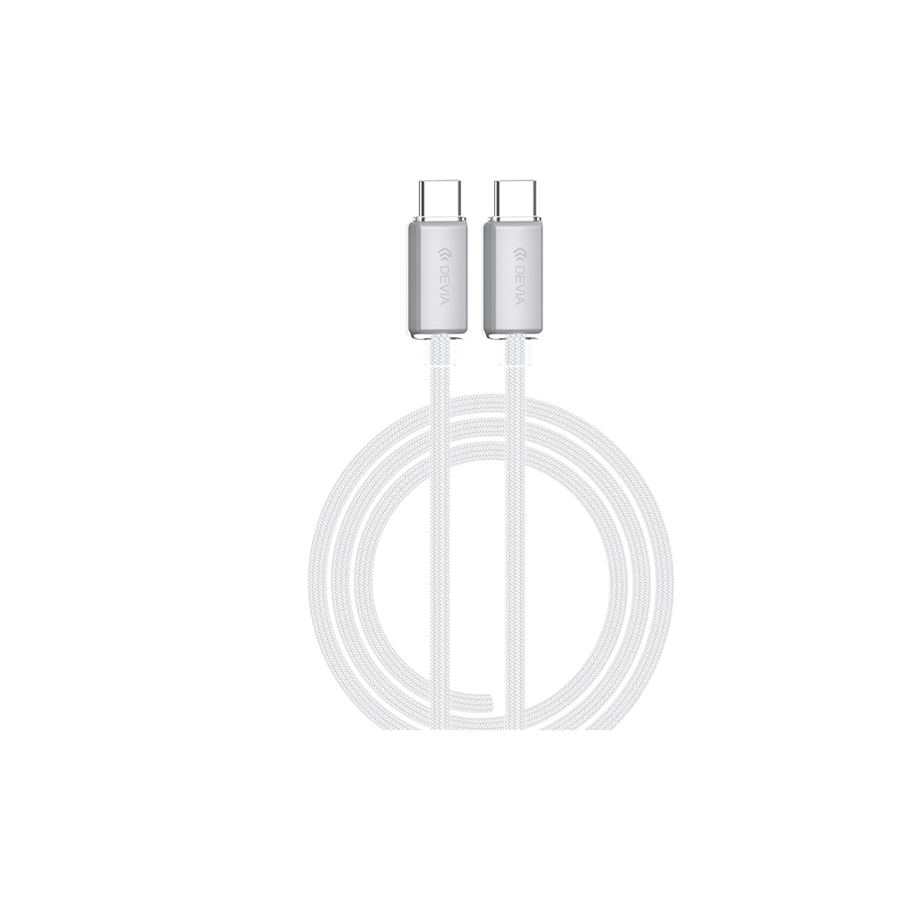 Devia kabelis Extreme EC688 PD USB-C - USB-C 1,5 m 60W 3A baltas