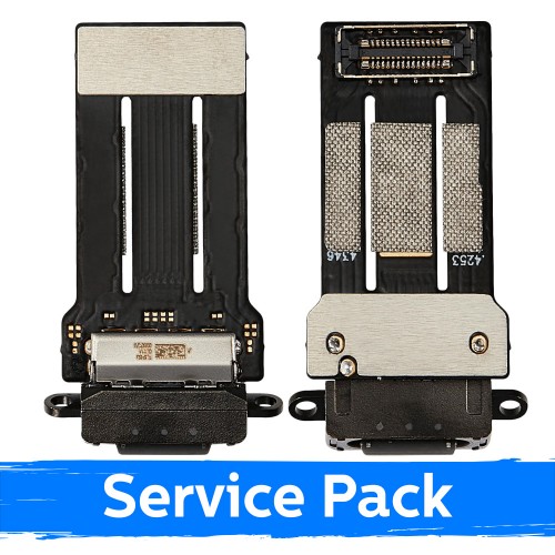 Įkrovimo lizdas skirtas Apple iPad Mini 7 (2024) su flex / violetinis / (Service Pack)