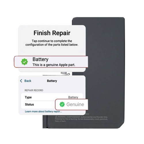 Akumuliatorius skirtas iPhone 14 Pro Max / Self-Diagnosable / Settings: Genuine /