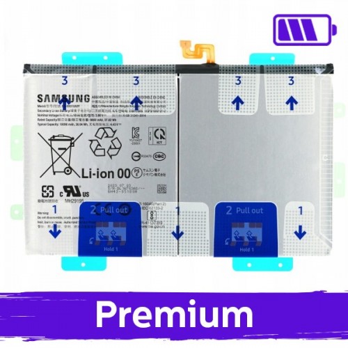 Akumuliatorius skirtas Samsung X610 (X616) Tab S9 FE Plus / X810 (X816) Tab S9 Plus EB-BX818ABY (OEM)
