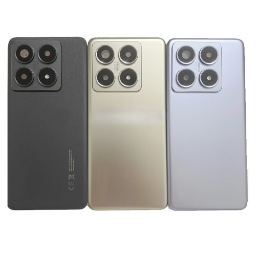 Galinis dangtelis suderinamas su Xiaomi 14T Pro Titan mėlynas (su kameros objektyvu) OEM