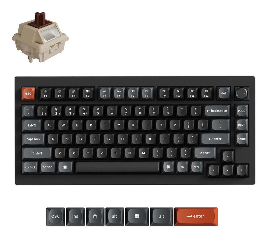 Belaidė klaviatūra KEYCHRON V1 Ultra juoda