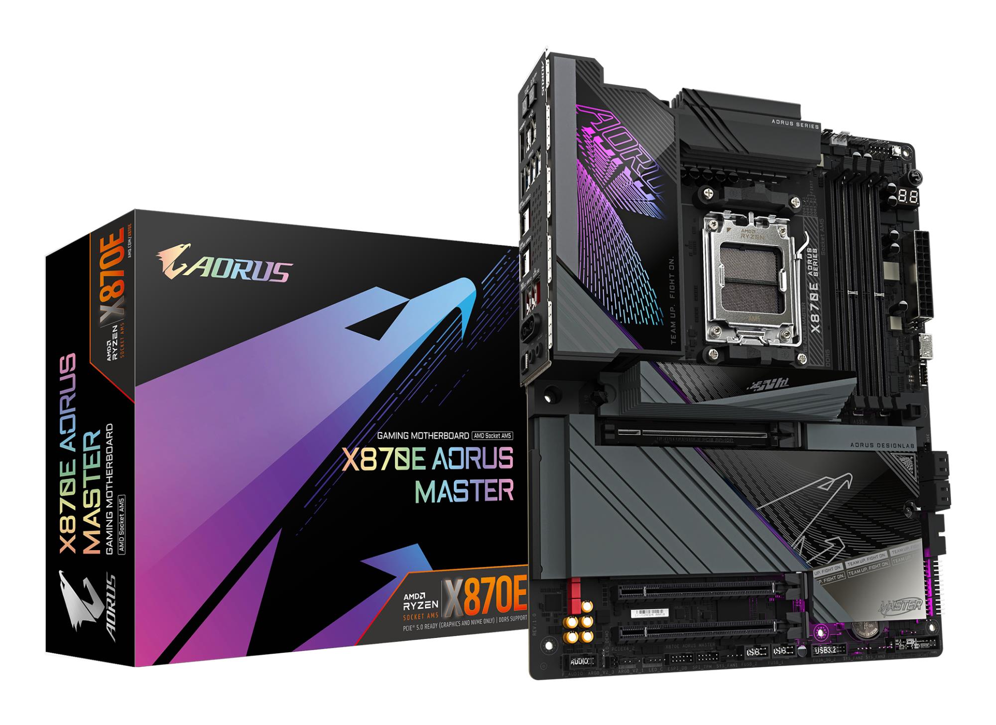 GIGABYTE X870E AORUS MASTER AM5 ATX pagrindinė plokštė