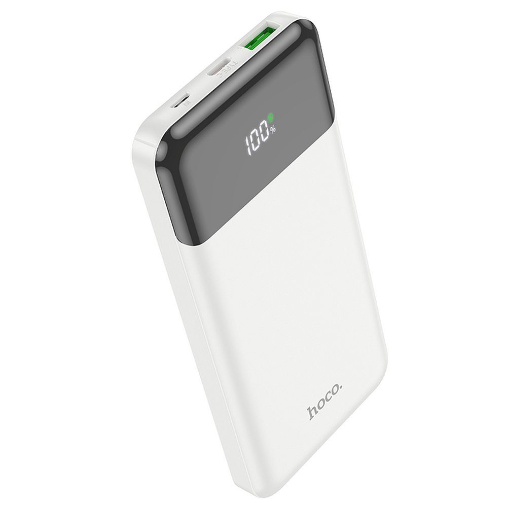 Išorinė baterija (f) Hoco 10000 mAh QC3.0 PD 3A 20W J102 balta