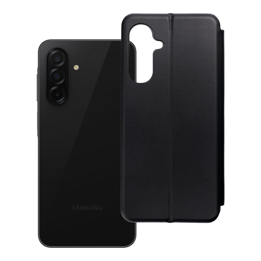 ELEGANCE knygos dėklas SAMSUNG A26 juodas