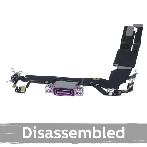 Įkrovimo jungtis suderinama su iPhone 16 / rožinis / (100% originalus / išardytas)