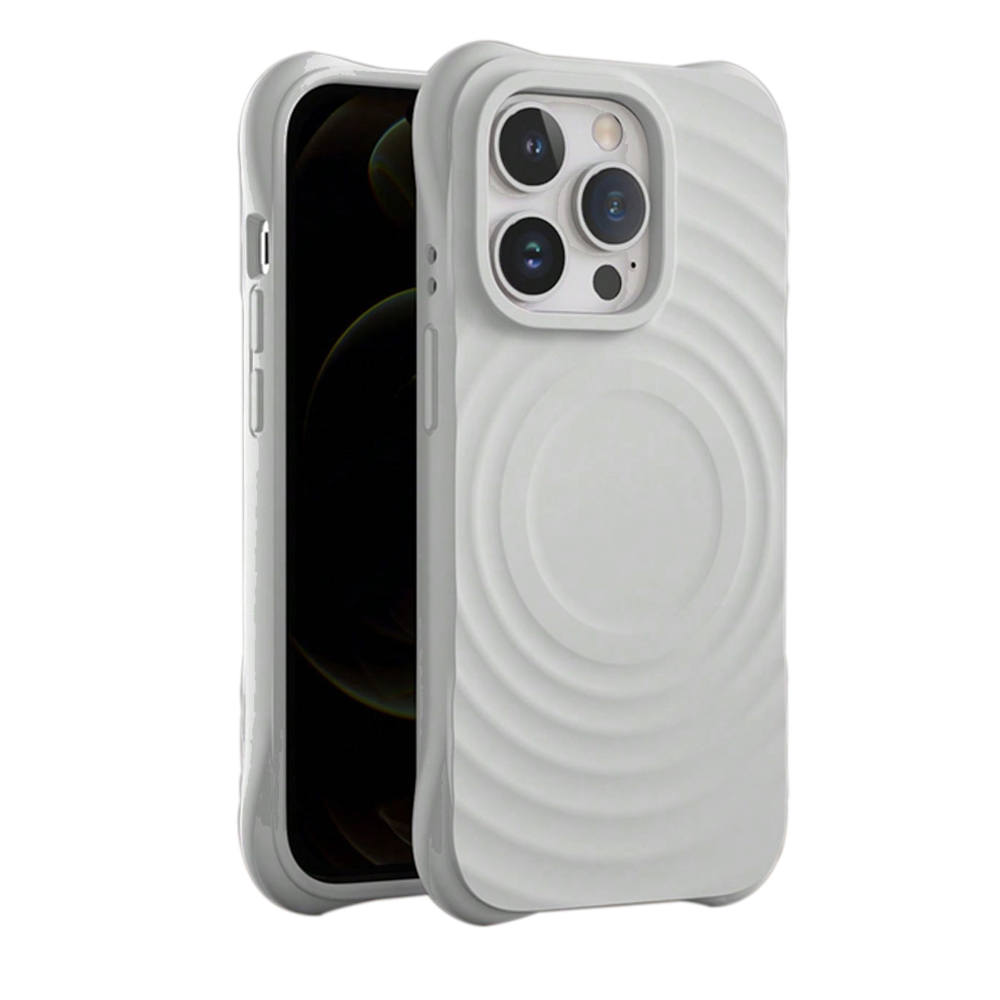 Circle Mag dėklas telefonui iPhone 15 Pro 6,1" pilka