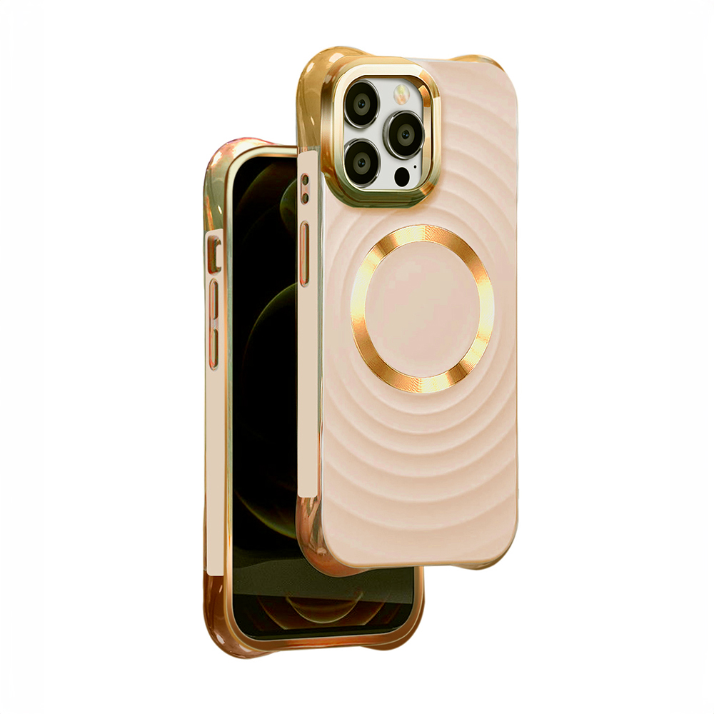 Circle Glam Magnetinis dėklas telefonui iPhone 14 Pro 6,1" rožinis