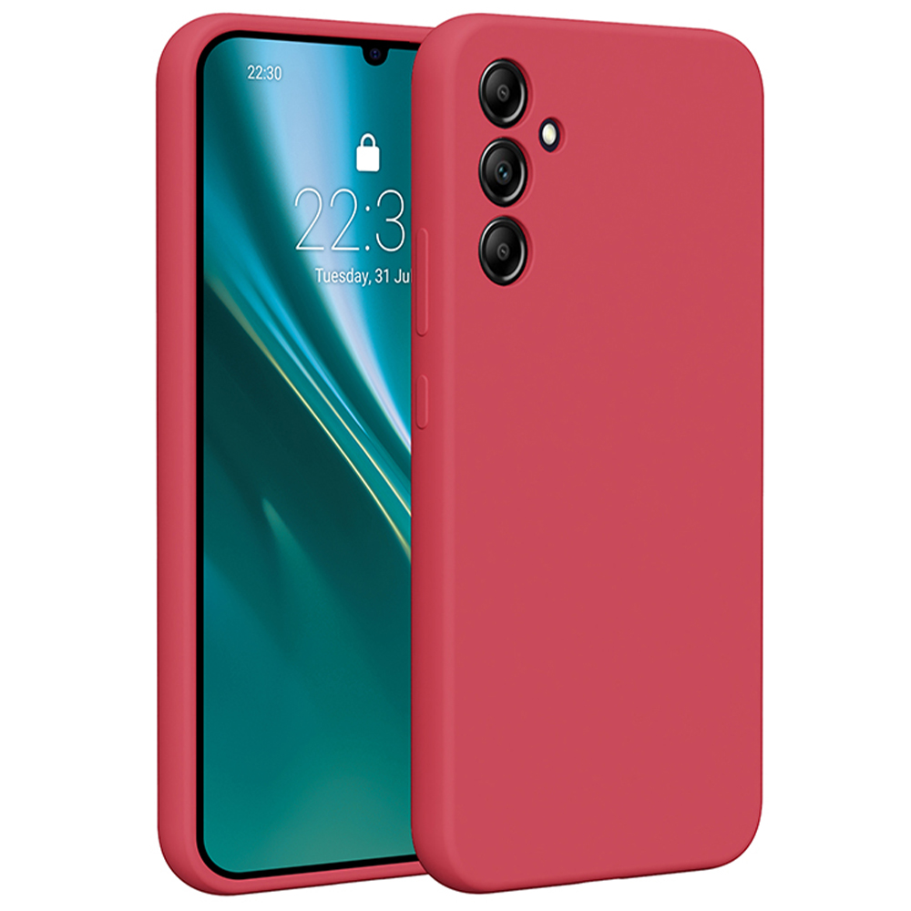 Etteri silikoninis dėklas telefonui Samsung Galaxy A34 5G avietinis