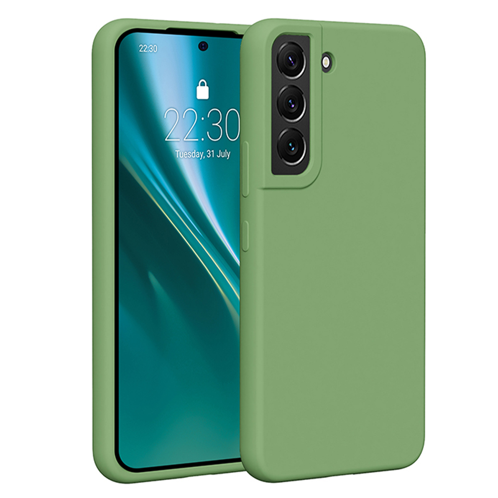 Etteri silikoninis dėklas telefonui Samsung Galaxy S22 - šviesiai žalias