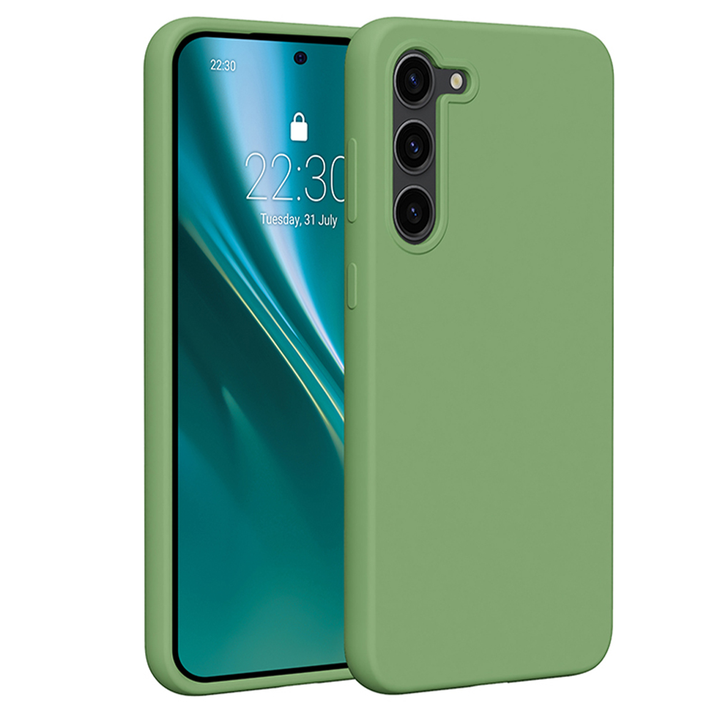 Etteri silikoninis dėklas telefonui Samsung Galaxy S23 Plus - šviesiai žalias