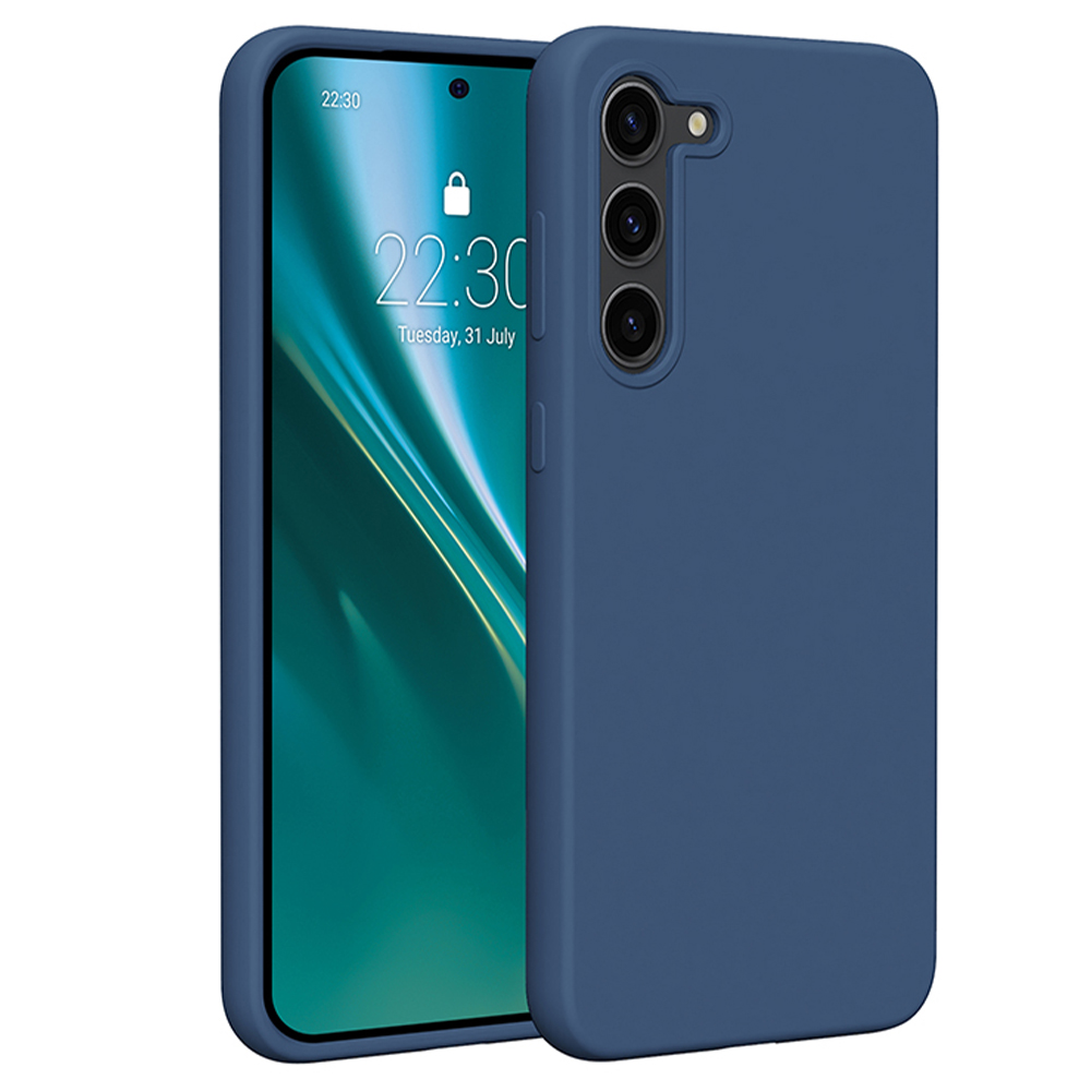Etteri silikoninis dėklas telefonui Samsung Galaxy S23 Plus tamsiai mėlynas
