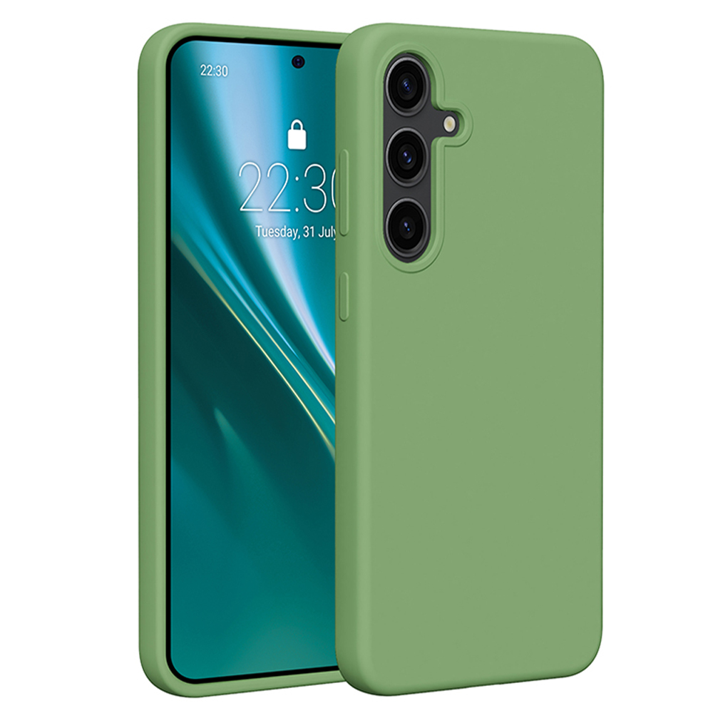 Etteri silikoninis dėklas telefonui Samsung Galaxy S24 Plus - šviesiai žalias